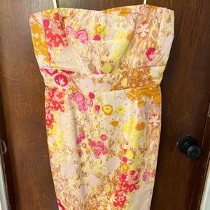 Strapless J. Crew dress